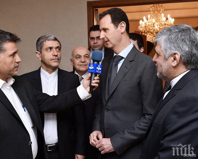 Асад очаква действие след коментарите на Кери