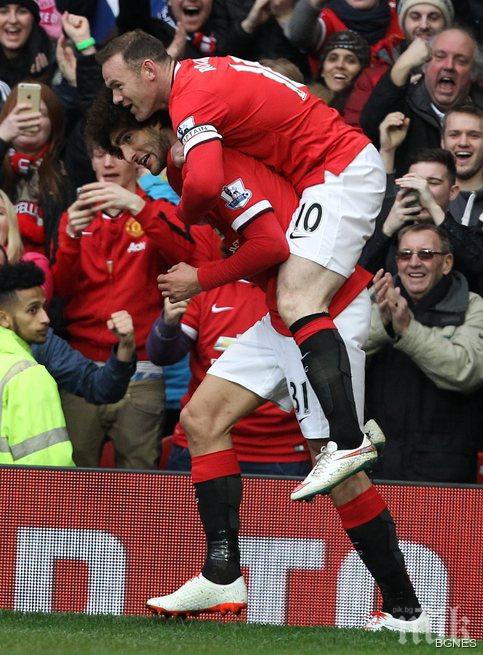 Юнайтед наигра Тотнъм и диша по-спокойно в топ 4