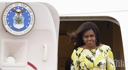 мишел обама пристигна първото посещение япония