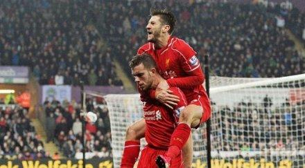 неудържимият ливърпул пета поредна победа