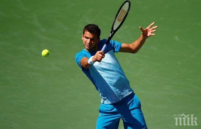 Браво! Григор се върна в мача - взе втория сет с 6:1