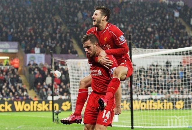 Неудържимият Ливърпул с пета поредна победа 

