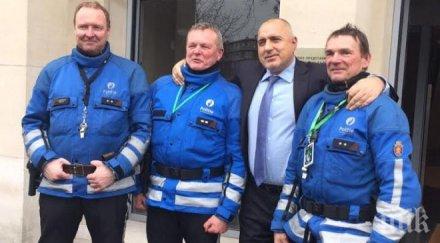 първо пик белгийски полицаи щракнаха бойко борисов премиерът пристигна фалкона съвета министрите обновена