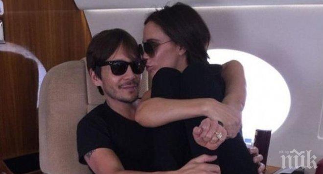 Фотофакт: Виктория Бекъм в прегръдките на друг