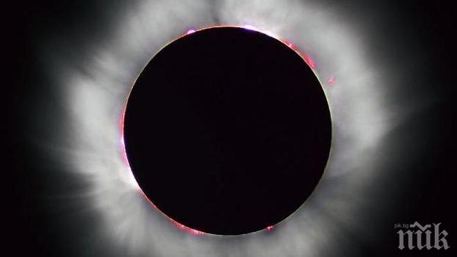 Как да гледаме слънчевото затъмнение онлайн