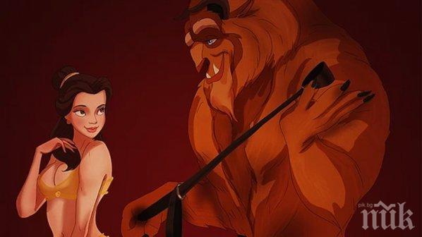 Тийнейджъри изнасилват героините на Дисни в нета