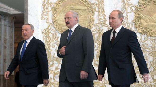 В Астана се срещат президентите на Русия, Казахстан и Беларус