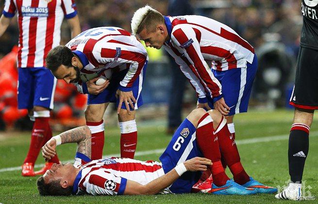 Атлетико потвърди контузиите на Манджукич и Гарсия