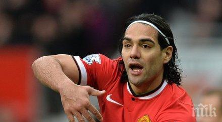 фалкао нещастен манчестър юнайтед