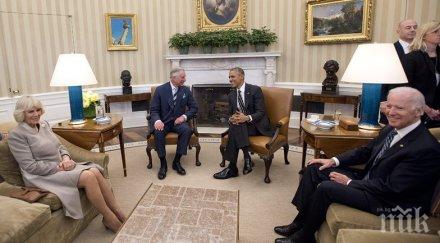 барак обама прие принц чарлз камила овалния кабинет