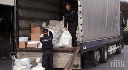 доставиха материалите изборите сърница полицейска охрана