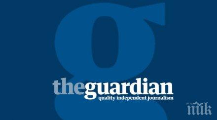 жена застава начело британския вестник гардиън