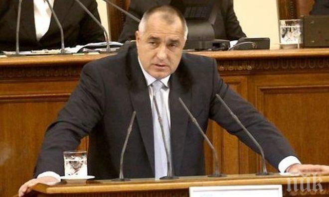 Премиерът Борисов инспектира строителството на участъка Белокопитово-Каспичан от АМ „Хемус“