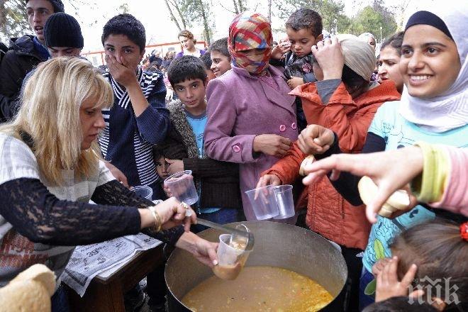 Шок! 10 млн. лв. на година ни струва изхранването на бежанците