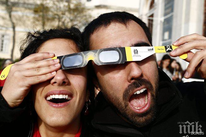 Над 10 000 туристи наблюдаваха затъмнението от Фарьорските острови