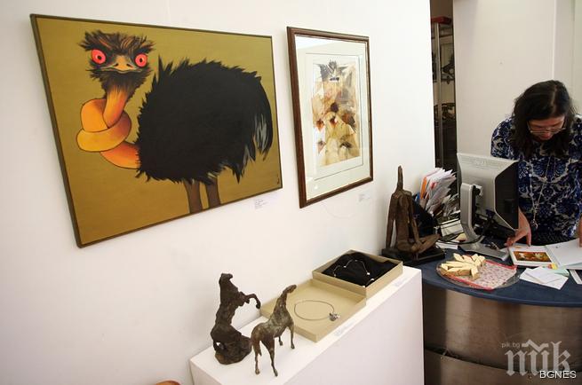 Благотворителна изложба събира пари за малката Еми