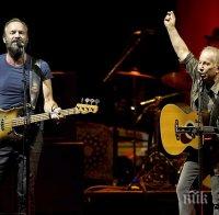 Стинг и Пол Саймън свирят из Европа