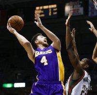 Лейкърс прекъснаха серия от 4 поражения в НБА