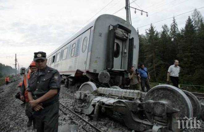 Двадесет вагона с въглища излязоха от релсите
