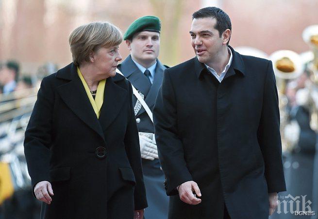 Меркел посрещна Ципрас в Берлин