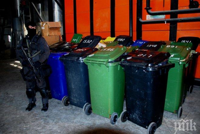 Наркотици за 199 млн. лв. бяха изгорени днес под контрола на Агенция „Митници”