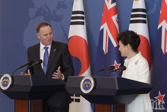 Южна Корея прави свободна търговия и с Нова Зеландия