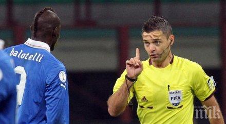 словенецът дамир скомина ръководи мача българия италия