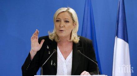 льо пен гърция преговаря излизане еврозоната