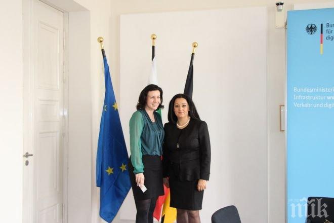 Павлова се срещна с парламентарния държавен секретар Доротее Бер