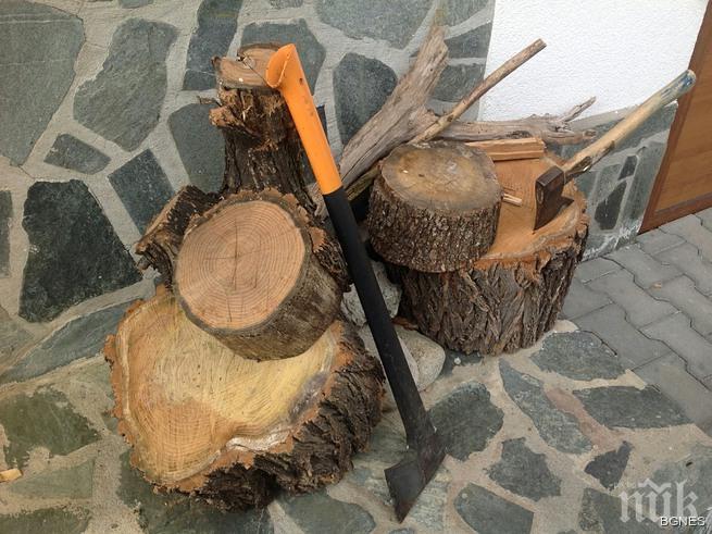 Дървосекачи на протест в прохода Хаинбоаз