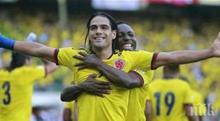 фалкао избухна два гола колумбия