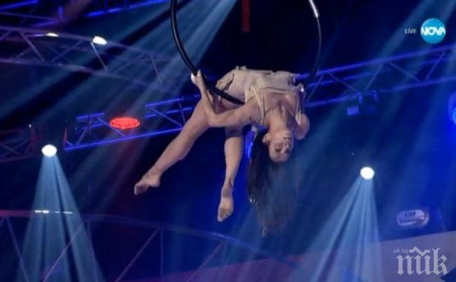 Зрелищно шоу в И аз го мога! Яна Маринова подлуди зрителите с изпълнението си (видео)