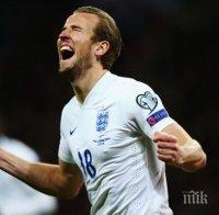 Голов спектакъл! Англия смачка Литва, Кейн вкара с първото си докосване 

