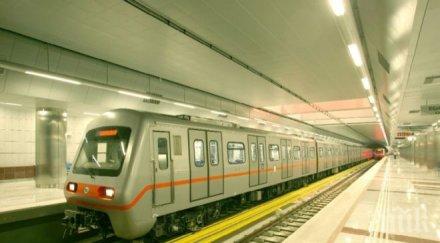 влаковете новия лъч метрото вече движат