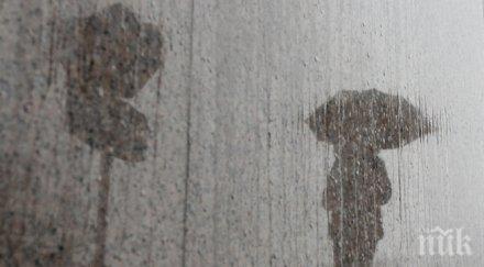 кошмарен уикенд облачно дъждовно хладно