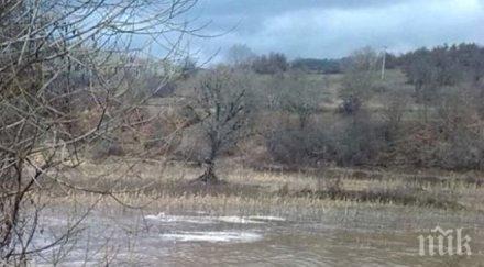 140 метра увеличило нивото река места хаджидимово