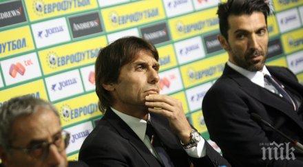 селекционерът италия интересува единствено мачът българия