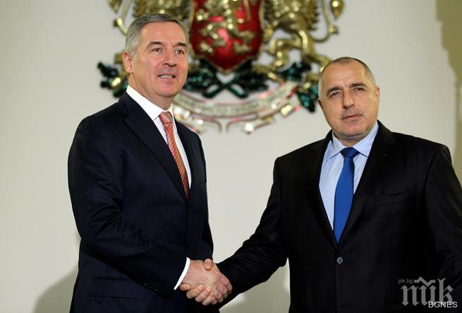 Бойко Борисов: Черна гора е готова за членство в НАТО