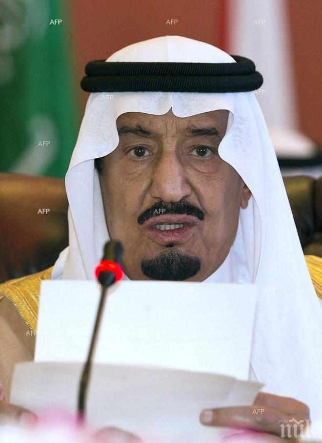 Кралят на Саудитска Арабия заяви, че военната интервенция в Йемен ще продължи до обезопасяването на страната