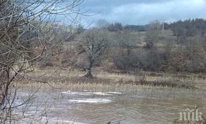 Със 1,40 метра се е увеличило нивото на река Места край Хаджидимово
