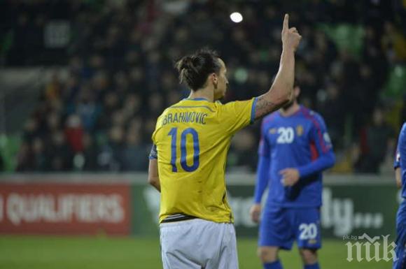 Груба вратарска грешка и дузпа подариха победата на Швеция в Кишинев