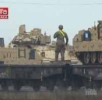 Сидеров алармира:  Стоварват тежка американска бойна техника на гара Зимница