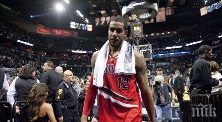 олдридж осигури успех портланд йорк постави антирекорд