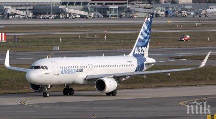 напрежение шереметиево излетял самолет а320 върна заради повреда колесника