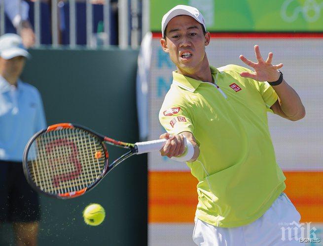 Кей Нишикори отстрани Троицки само за час