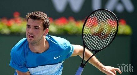 григор димитров успя преодолее гиганта джон иснър