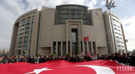 неизвестни взеха прокурор заложник истанбулски съд