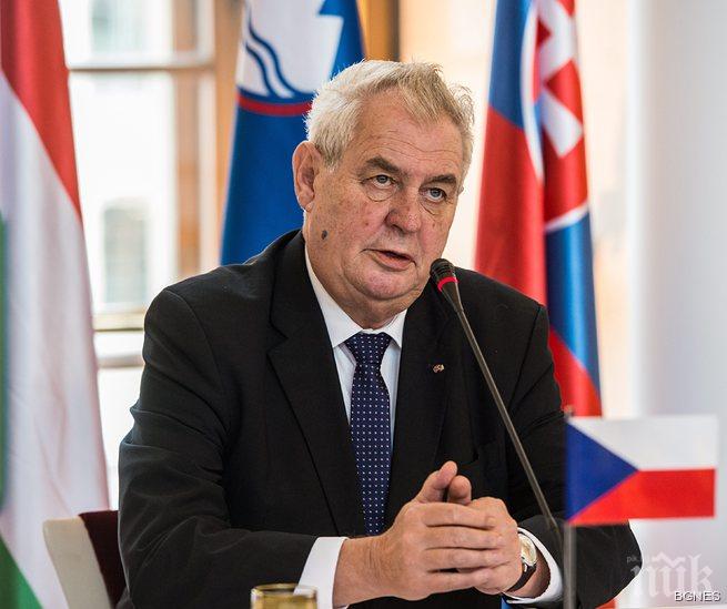 Милош Земан поиска европейска армия