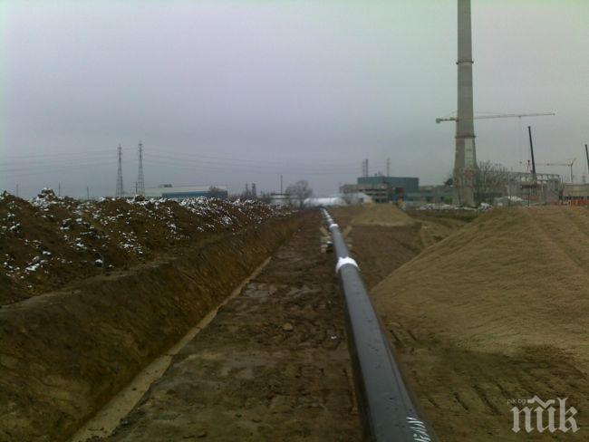 Възобновиха строителството на газопровода Добрич - Силистра