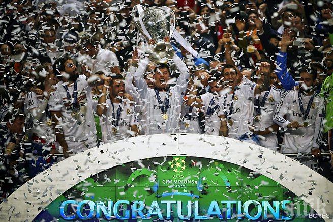 УЕФА дава 15 милиона евро на победителя в Шампионската лига